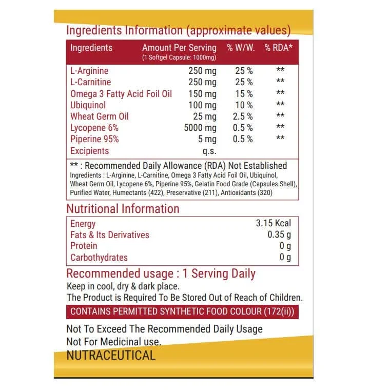 sperma capsule softgel medicine